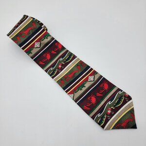 Tabasco Hot Sauce‎ Tie Logo Necktie 100% Silk Cookout Novelty Tie Hot Wing
